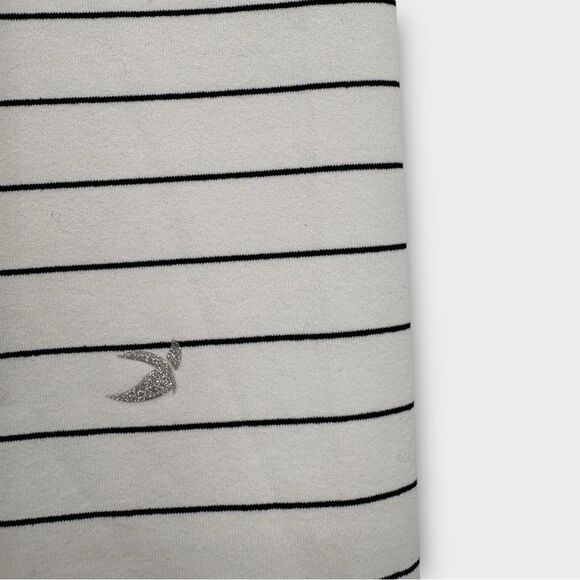 Glyder High Power Pocket Cropped Leggings in White with Black Stripe Women’s S - Picture 4 of 6